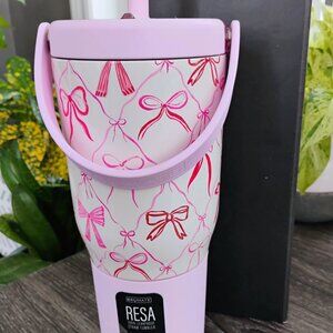 Brumate 35oz Travel Mug in Pink Bow